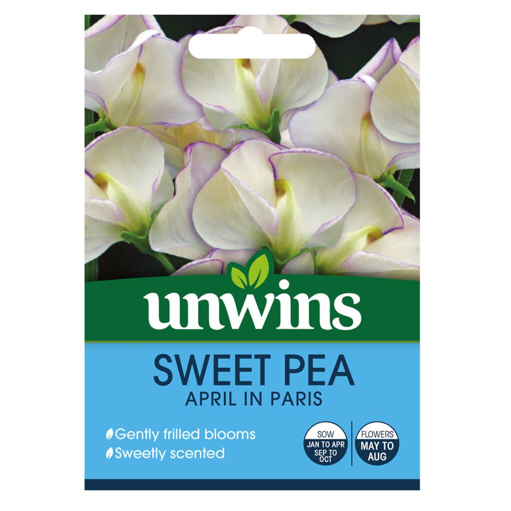 Unwins Sweet Pea April In Paris Gro-Sure Seeds 5051618016766 2
